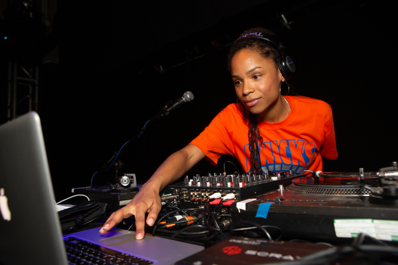 DJ Sarah Love playing at the Breakin’ Convention after party